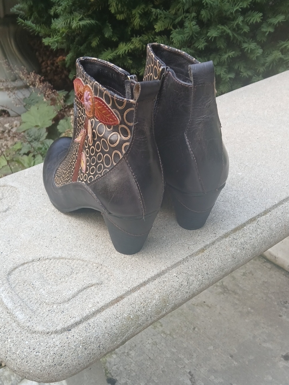 L'Artiste by Spring Step "Parfum" Ankle Boots in dark brown Sz41(9.5) Steampunk - Picture 12 of 12